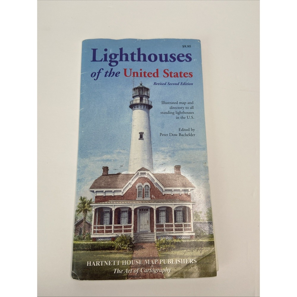 Lighthouses Of The United States Map Second Edition‎
